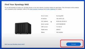 setting up synology nas