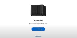 installing synology disk manager
